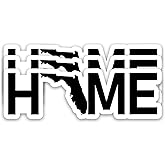 (3PCS) Florida Sticker – Florida Home Map Waterproof Vinyl US State Decal for Water Bottles, Laptops, Scrapbooking, Travel Gift, Local Pride, 3 x 1 inch