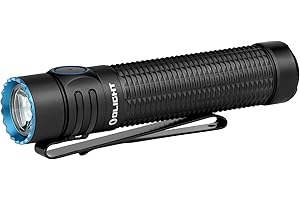 OLIGHT Warrior Mini3 Tactical Flashlight, Dual Switches LED Rechargeable Light with MCC3 Charger, 1750 Lumens Powerful EDC Light for Camping, Emergency and Outdoor (Black)