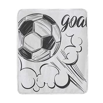 Amazon Com Chasoea Throw Blanket Football Soccer Ball Sports Game