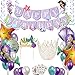 Mermaid Party Supplies with Decorations| Birthday Banner Balloons Cake topper Fish net Under The Sea