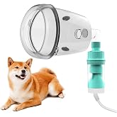 STARSUM Pet Matching Lying‑Down Cup and Face Mask for Medium‑Sized Dogs, Green, Size M