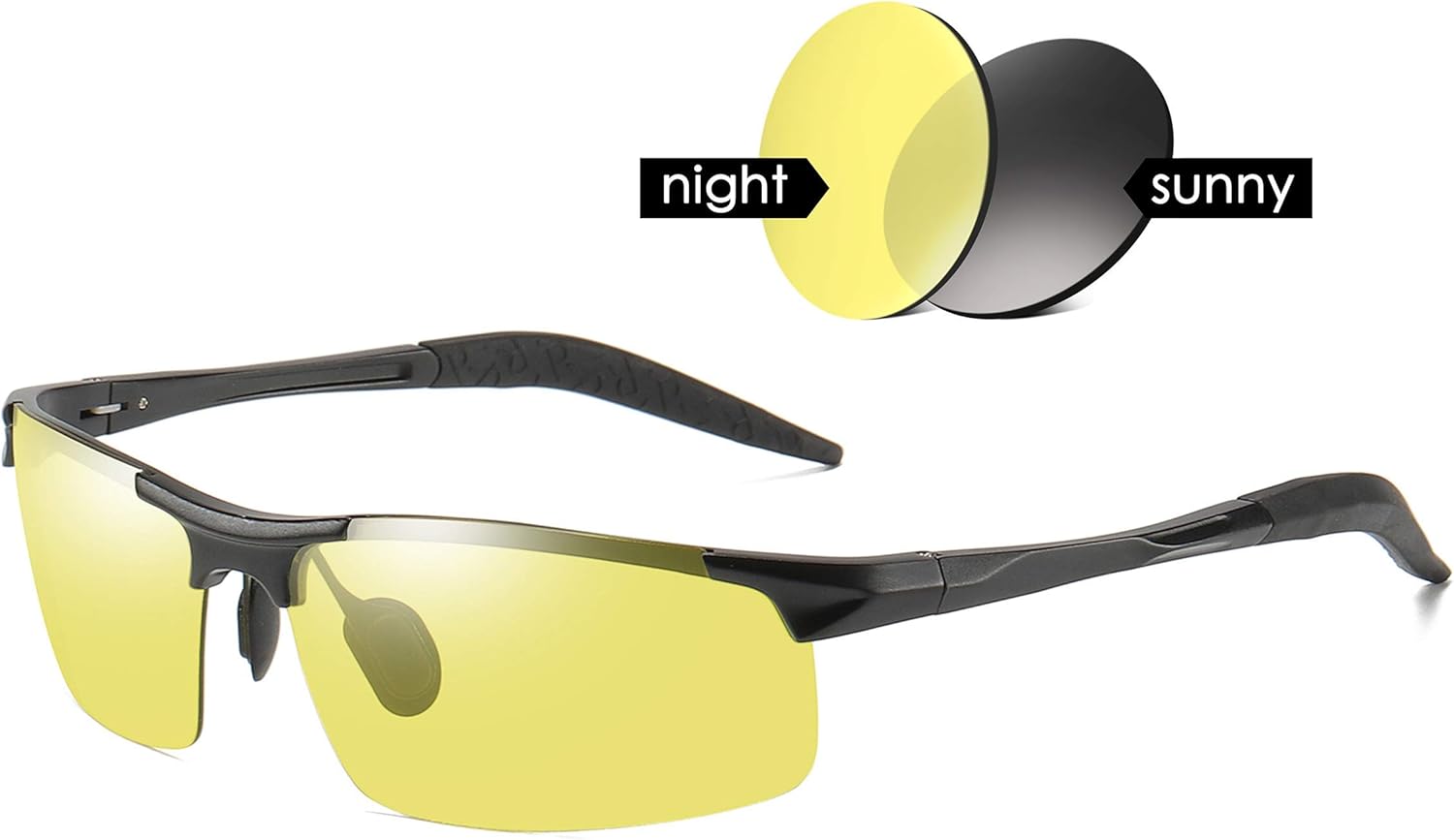 photochromic day night sunglasses