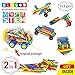 BLAGOO Building Blocks 153 pcs Plastic Sticks Learning Set in Creative Car Case