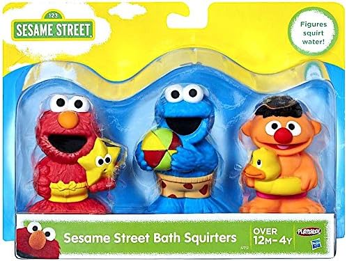 Sesame Street Bath Squirters Set 3" Elmo, Cookie Monster &amp; Ernie