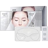 ID PLACOSMETICS Face Fit Plus Patch V3 (4 ea.) — Korean 3D Hydrogel Forehead, Under-Eye Patches with Microcurrent Sticker, Peptides, Collagen & Hyaluronic Acid for Hydrated, Smoother and Lifted-Look
