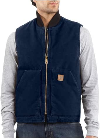 blue hooded vest