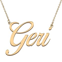 HUAN XUN Customized Custom Simple Any Name Necklace