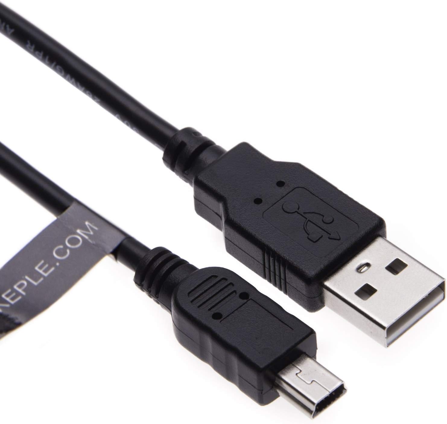 Keple Mini USB Cable Lead Cord Charger Data for Panasonic NV-GS 120, 140, 150, 180, 200, 21, 22, 230, 250, 27, 280, 300, 320