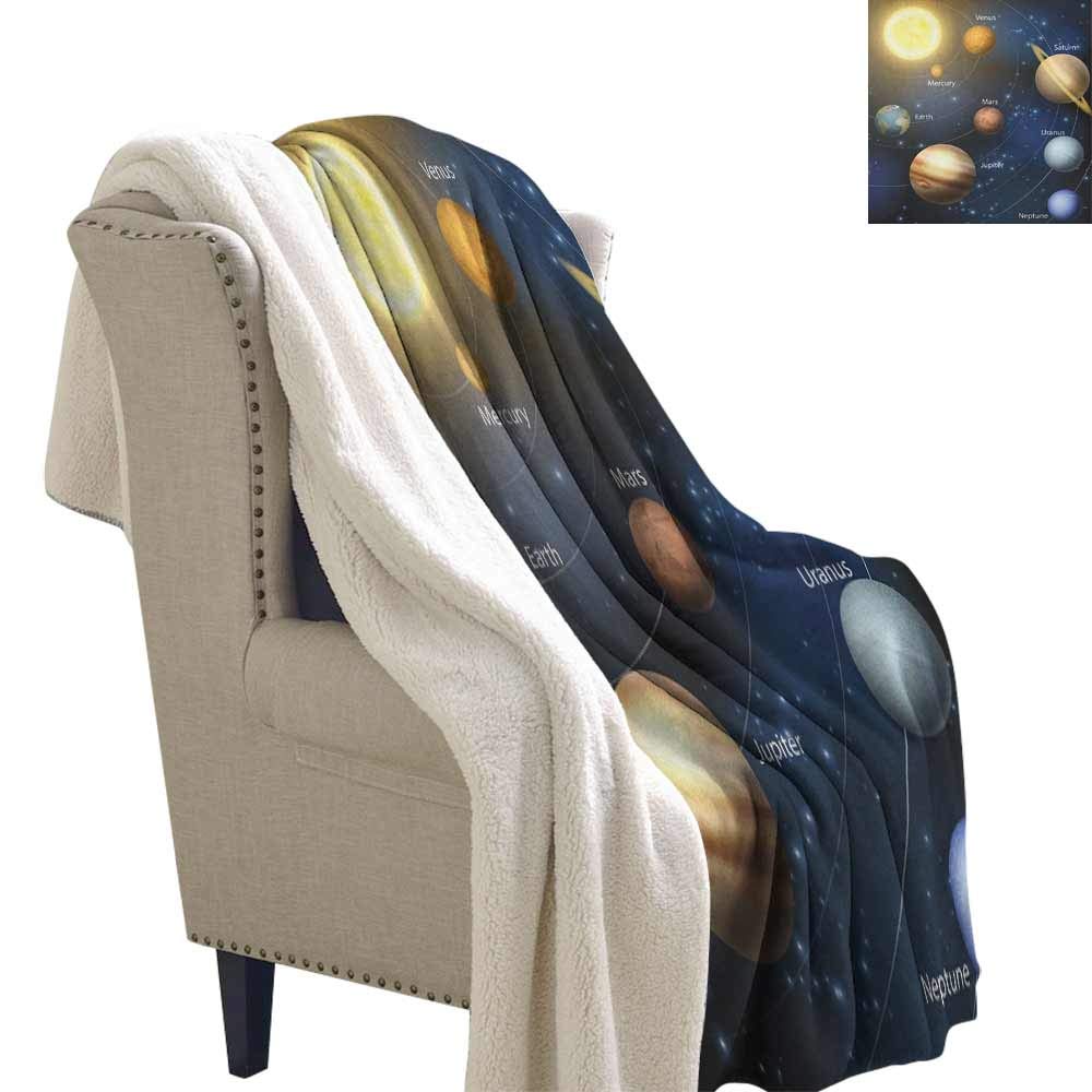 Amazon Com Willsd Educational Fleece Blanket Realistic Solar