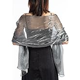 Aukmla Women's Shawls and Wraps for Evening Dress Wedding Party Prom Scarf 1920s Stole Cover Up for Women and Girls