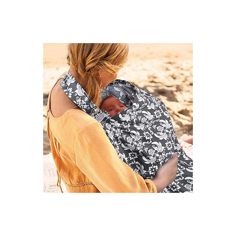 UHINOOS Nursing Cover,Infinity Soft Breastfeeding Cotton for Babies with No See Through Cotton for Mother Nursing Apron…