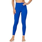 YUNOGA Women's High Waist Buttery Soft Athletic Yoga Pants 25" Inseam Leggings with Pockets