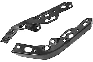X AUTOHAUX 1 Pair Left and Right Side Front Bumper Mounting Support Bracket 68213539AC 68213538AC for Dodge Charger 2015-2018