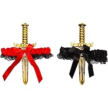 Daga De Juguete Pirata - 45 Cm Dorado Y Negro - Accesorio Disfraz Fiestas Temáticas