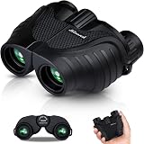 Binoculars 15x25, HD Professional/Waterproof Binoculars with Low Light Night Vision, Durable & Clear BAK4 Prism FMC Lens…