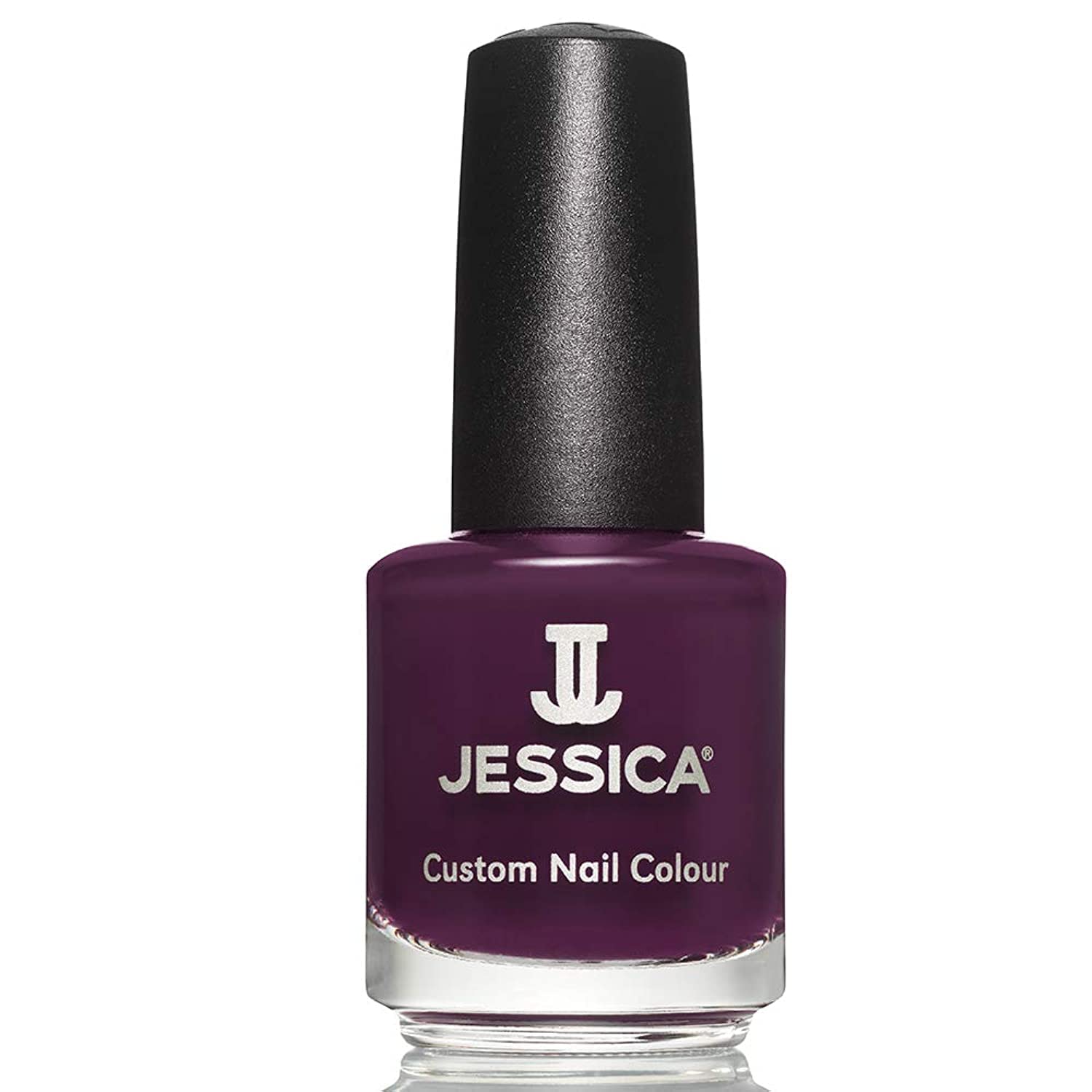 JESSICA Custom Colour Nail Polish | Long Lasting Nail Varnish with Salon Professional Finish | Award-Winning Polish, Helps Strengthen Nails | Dark Plum Crème | Windsor Castle | 14.8ml
