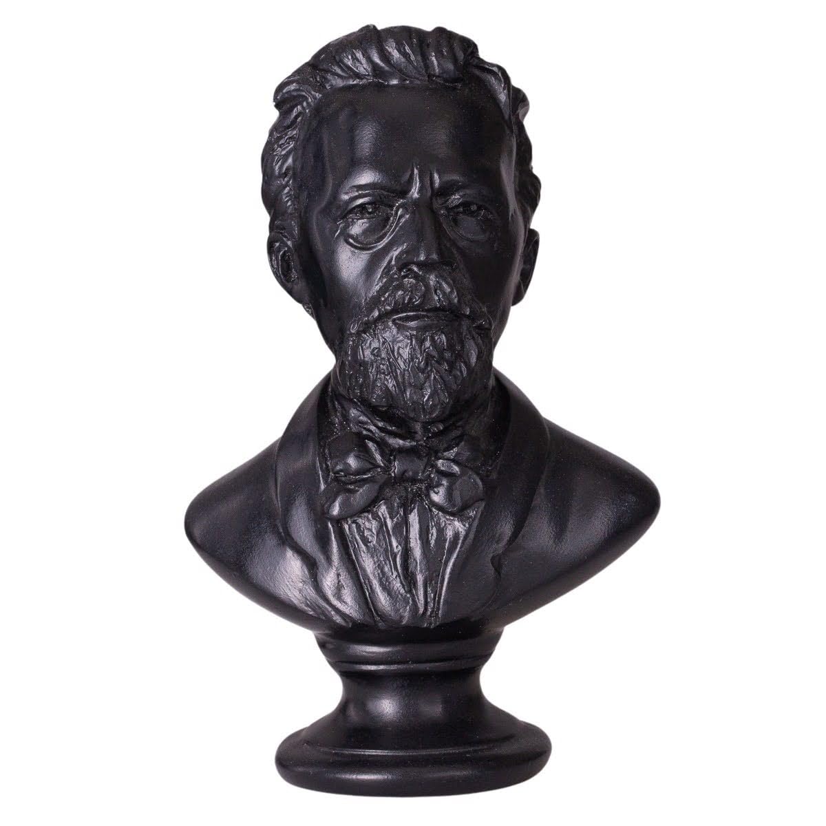 danila-souvenirs Russian Writer Anton Chekhov Stone Bust Statue Sculpture 12,5 cm