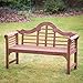 Plant Theatre Lutyens Hardwood Garden Bench - Superb Quality