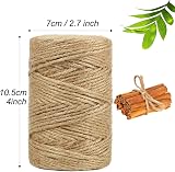 tenn well 100M Jute Twine 3 Ply 3mm Brown Garden String for DIY Crafts view 3