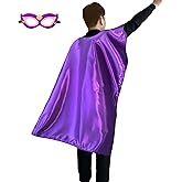 D.Q.Z Adults Superhero Cape and Mask for Men Women Super Hero Party Dress Up Costumes, Halloween Vampire Capes