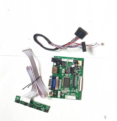N/C Controller Board for B140XTN03 LCD 1366x768 HDMI VGA 2AV Keypad Cable