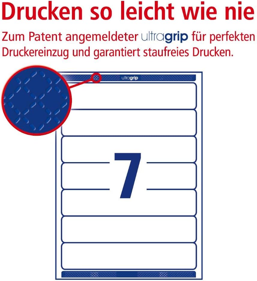 AVERY Zweckform LR4760-10 Recycled Folder Spine Labels (70 Spine Labels, 38 x 192 mm on A4, 100% Recycled Paper, Narrow/Short - Image 3