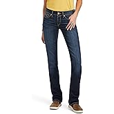 ARIAT Women's R.e.a.l. Mid Rise Octavia Straight Jean