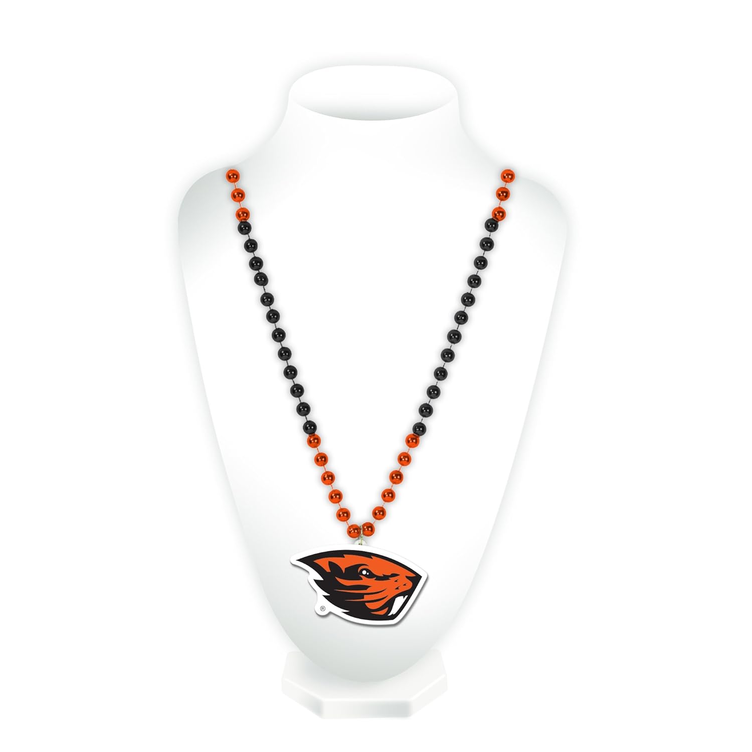 Rico Industries NCAA Oregon State Beavers Beads with Logo Medallion