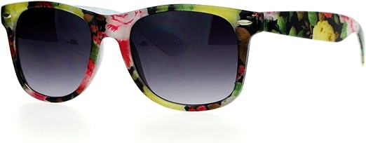 flower rimmed sunglasses
