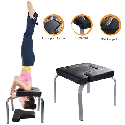 Scool Yoga Headstand Bench Yoga Inversion Chair Great For Workout Fitness And Gym