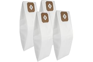 POKIN Central Vacuum Filter Replacement Bags 9520 for Vacuflo Maxum Parts & Accessories 5 7 8 9 & DB5000, DB7000, DB8000, DB9000 Central Vacuum Cleaning Device System (Pack of 4) fit 6 Gallon Capacity
