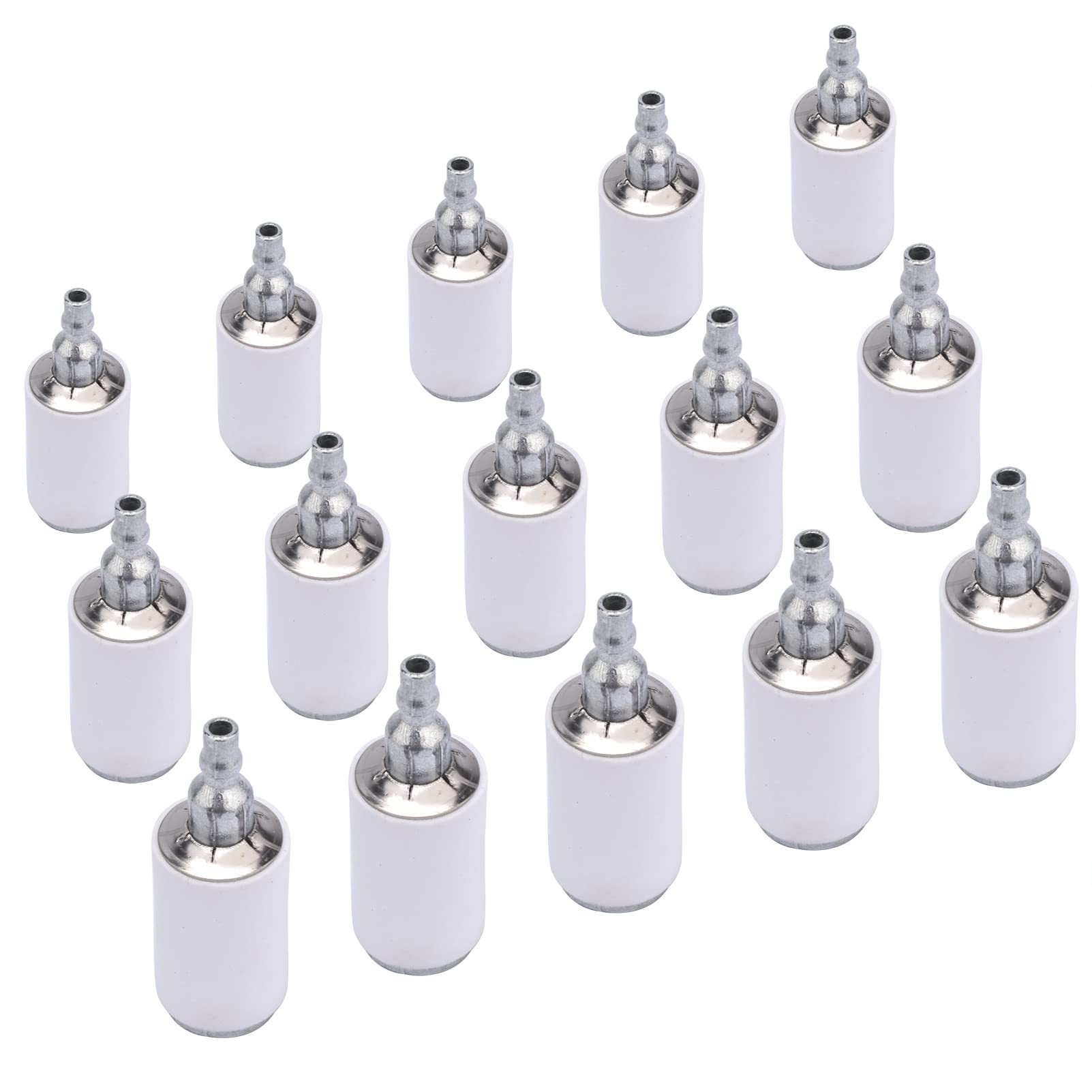Cancanle 15 Pieces Gas Fuel Filter for Weed Eater Poulan Husqvarna Craftsman Trimmer Chainsaw