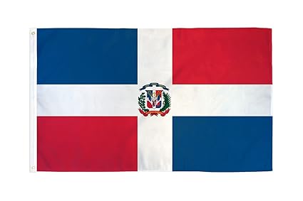 Dominican Republic Flag 4ft X 6ft Nylon