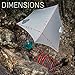 Tarp Shelter by Gnarwhal Gear - 12 x 9 Feet - Waterproof, Lightweight Rain-Fly Kit Perfect for Camping or Backpacking - Essential Hammock Tarp-Tent and Sun Shade Canopy