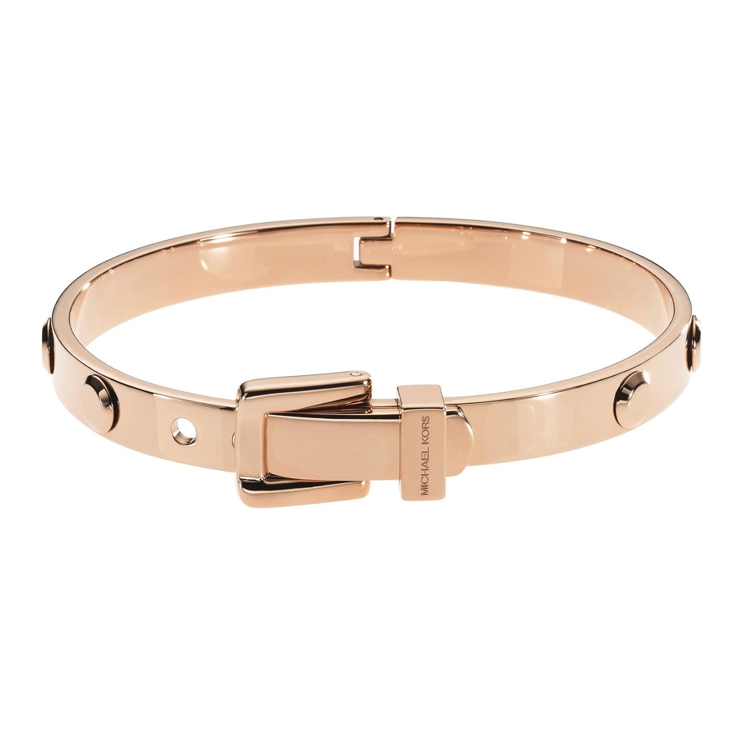 Michael Kors MKJ1821 Rose Gold Astor Buckle Bangle Bracelet Amazon.co