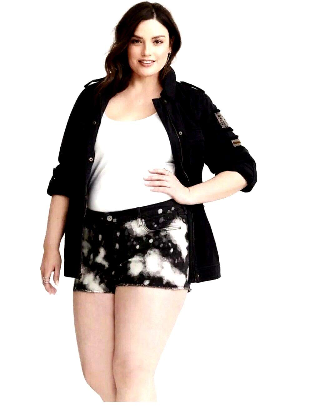 Kim Rogers Jack David Wax Jeans Womens Plus Size Capri