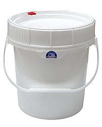 3 Gallon Bucket with Screw Top Lid & Handle Food