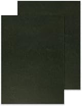 Q-Connect A4 Binding Comb Covers Leathergrain Black Pack of 100
