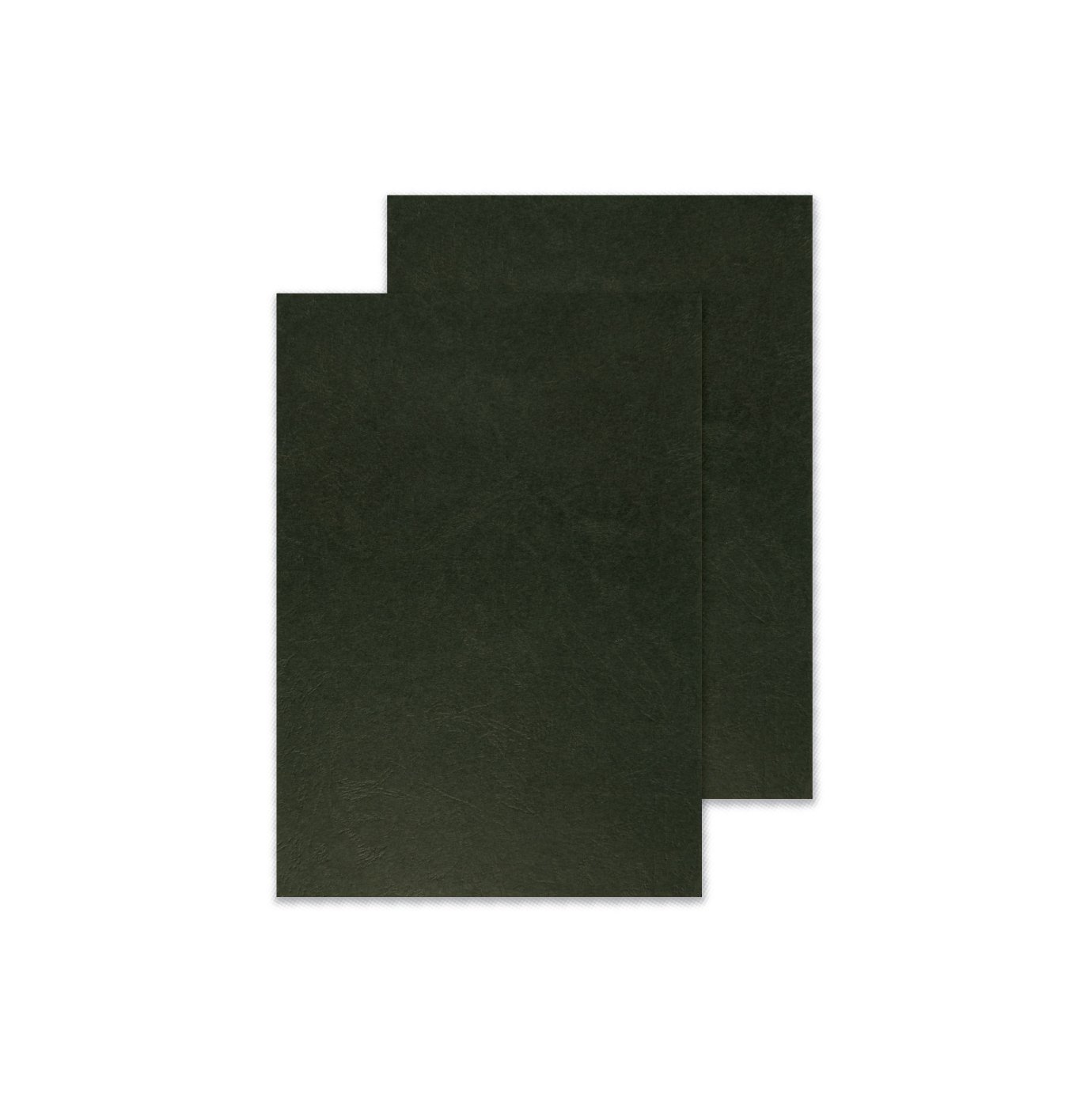 Q-Connect A4 Binding Comb Covers Leathergrain - Black (Pack of 100)