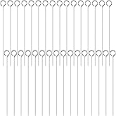 200 pcs Stainless Steel Wire Eyepins for Jewelry Making - 70mm Small Open Eye Head Pins Bulk, Mini Metal Wire Eyepins Beading Bulk Craft eyepin for DIY Beading, Earrings, Pendants, Necklace Making