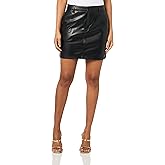 HUGO Women's Rihale Faux Leather Mini Skirt