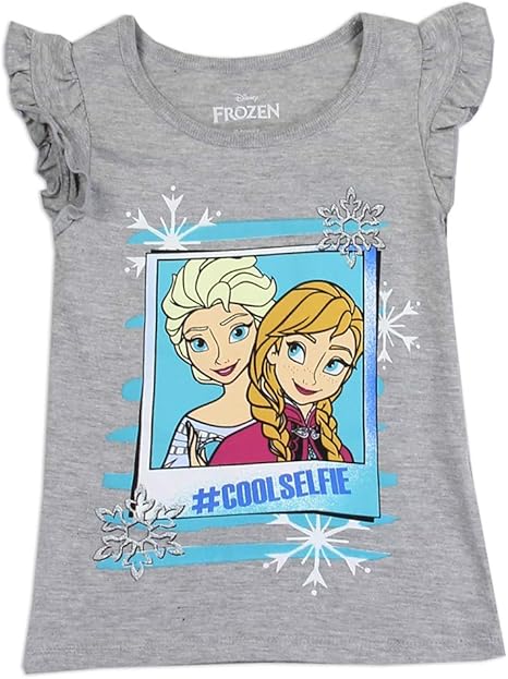 Amazon Co Jp ディズニー アナと雪の女王 セルフィーガールズ 幼児tシャツ 幼児サイズ2 4t 4t グレー ホーム キッチン
