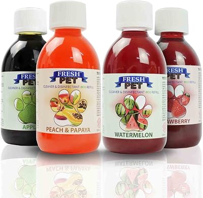 Trade Chemicals Fresh Pet Disinfectant Eco Refill 4 x 250 ml Fruity Pack
