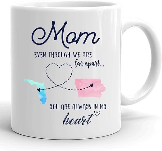 long distance mug for mom
