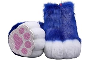 TURSUIT Fursuit feet paw shoes kit plush furry boots fursuit costume paw shoes halloween accessories cosplay costume Comic Exhibition