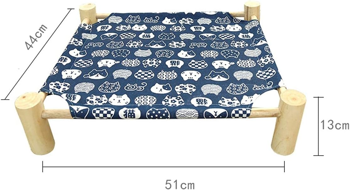 plmm Summer Small Dogs Raised Detachable Elevated Breathable Pet House Hammock Cat Bed Cat Sofa Machine Washable(H): Home & Kitchen