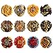 MANZY 12 pcs Bayblades Burst Evolution Metal Fusion with 2 Launchers Gyro Battling Game Starter Pack Set 12 Spinning Top + 2 Launcher