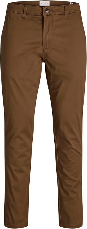 Pantaloni Chino Slim Fit Marrone 32/30