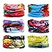 6PCS Outdoor Magic Headband Elastic Seamless Bandana Scarf UV Resistence Sport Headwear