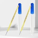 ℉ & ℃ Oral Thermometer for Adults and Kids 2PCS - Glass Basal Body Thermometer - Rectal Body Thermometer for Baby - Non Digital Infrared Thermometer - Accurate Easy Reading by AiBi TECH